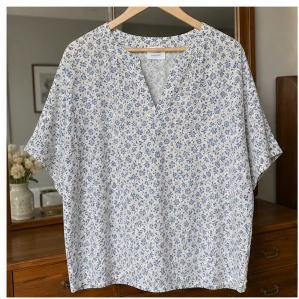 Sage V Neck Top